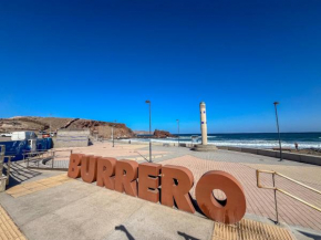 Playa El Burrero con terraza y solarium privado